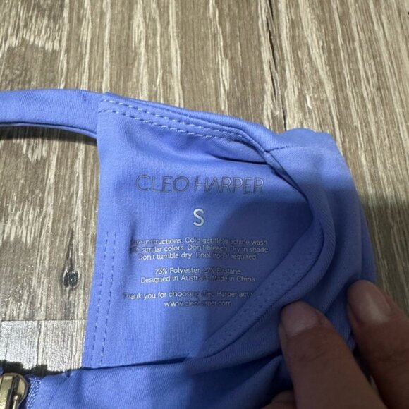 Cleo Harper Blue Activewear Top - Picture 5 of 6